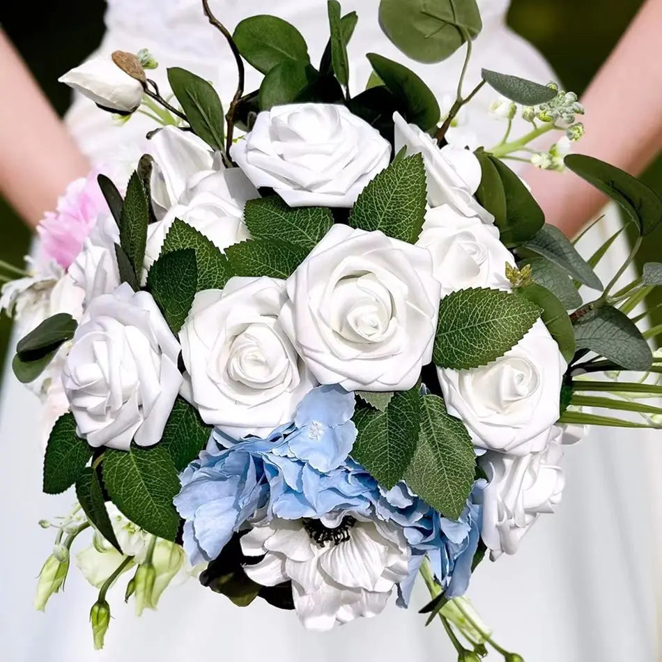 PE Foam Artificial Roses – Wedding, Wreath & Home Décor Artificial Flower Heads Babs