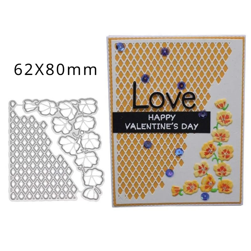 Corner Flower Metal Cutting Dies for Scrapbooking & Cards Metal Cutting Dies Babs C