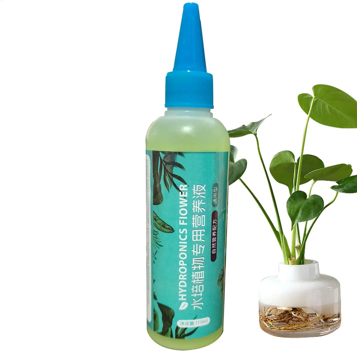 Hydroponic Plant Food 110ml – All-Purpose Liquid Nutrients Liquid Plant Fertilizer Babs