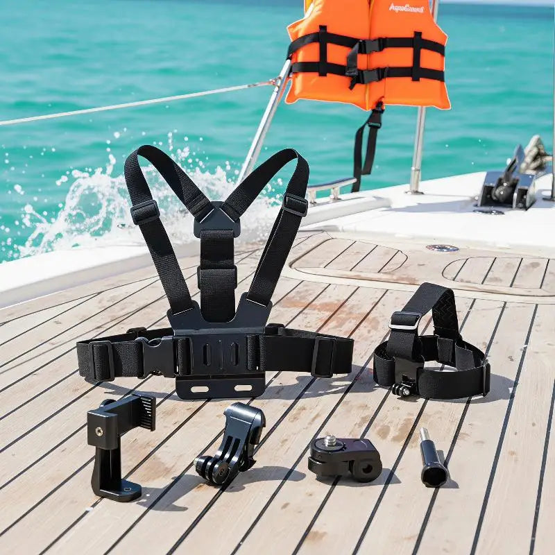 Chest Strap Mount Harness for Phone & Action Camera – 360° Camera Chest Mount Babs