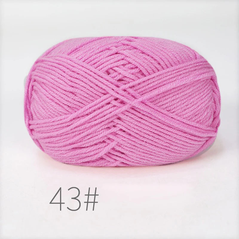 10 Balls 500g Soft Milk Cotton Yarn for Knitting & Crochet