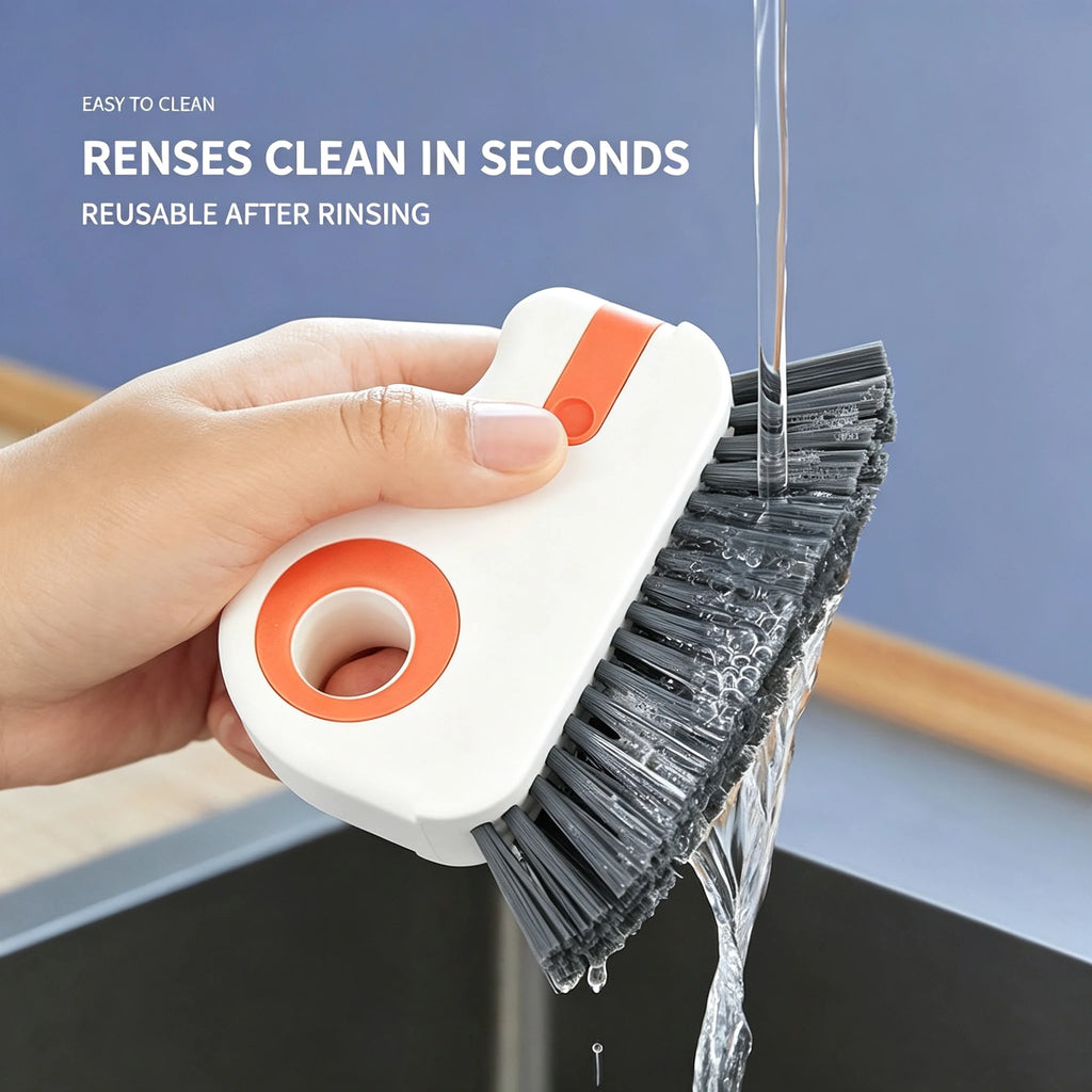 2-in-1 Window Track Cleaning Brush – Grout & Gap Cleaner Window Cleaning Brush Babs