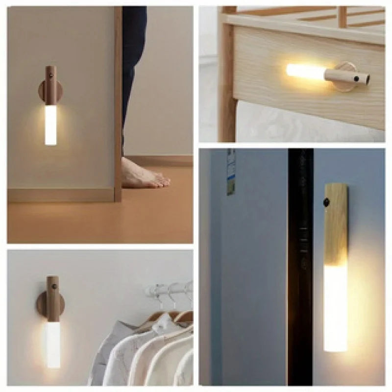 Smart Motion Sensor LED Night Light – Rechargeable Wall Lamp Motion Sensor Night Light Babs