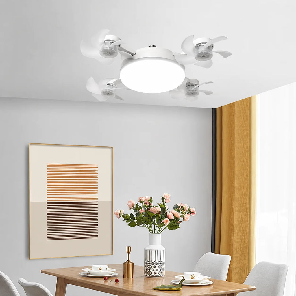 RTONTR LED Ceiling Fan Light | Remote Control & Dimming LED Ceiling Fan Light Babs