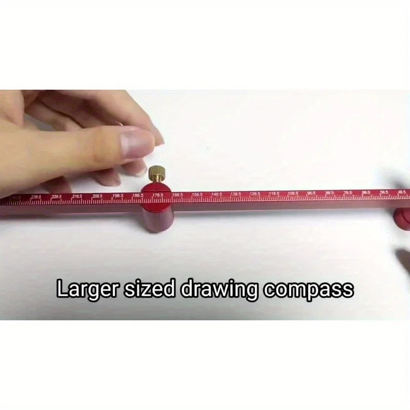 Woodworking Scribing Gauge & Center Finder Ruler – Aluminum Woodworking Scribing Gauge Babs