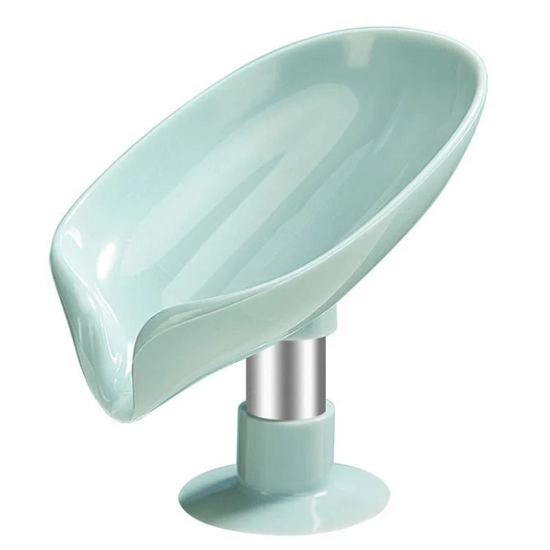 Leaf Soap Dish with Drain & Suction Cup | Bathroom Soap Holder Bathroom Soap Dish Babs