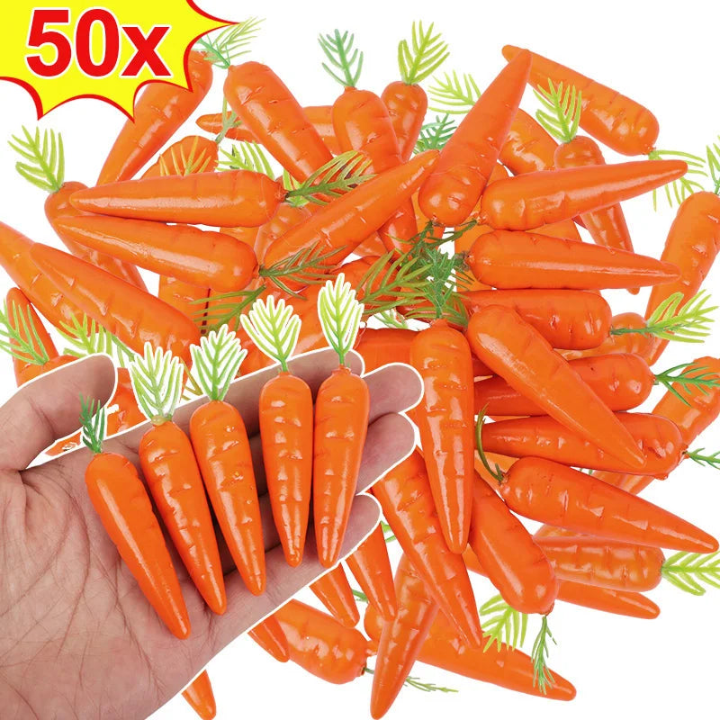 Easter Mini Foam Carrot Decorations – DIY Craft & Party Decor Easter Foam Decor Babs