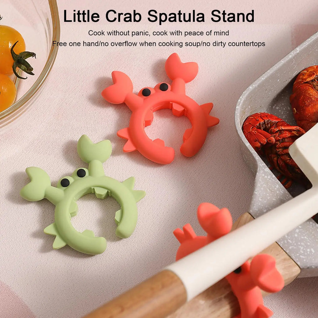 Crab Silicone Utensil Rest – Spoon & Spatula Holder Silicone Utensil Rest Babs