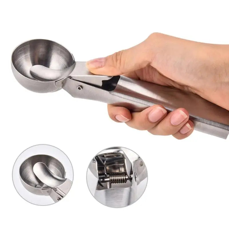 Stainless Steel Ice Cream Scoop & Watermelon Fruit Baller Ice Cream Scoop Babs