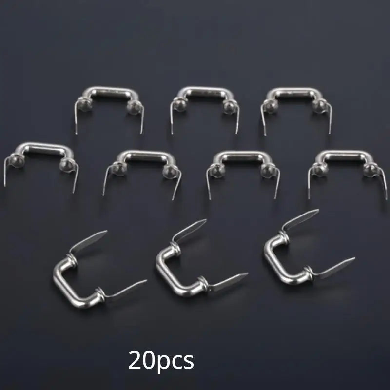 20pcs Mini Drawer Handles for Makeup & Jewelry Box Organizer Drawer Handles Set Babs Silvery20pcs
