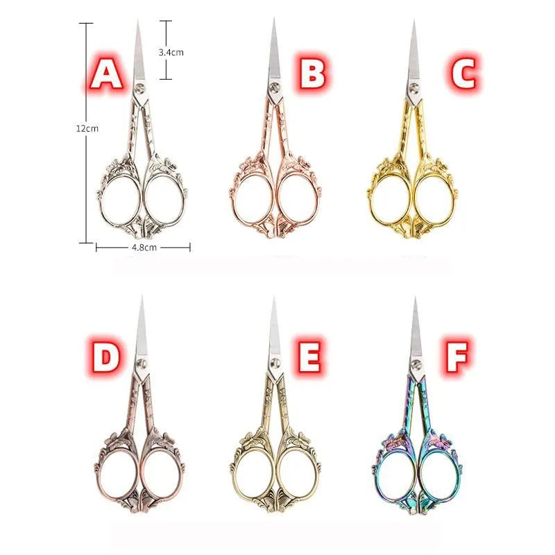 Butterfly Vintage Mini Scissors – Eyebrow, Yarn & Tea Bag Mini Craft Scissors Babs 1PC F