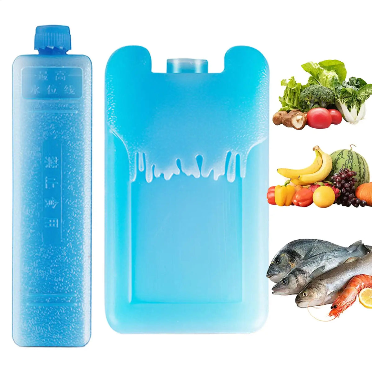 Reusable Ice Freezer Packs – Cooler Blocks for Picnic & Travel Reusable Ice Pack Babs
