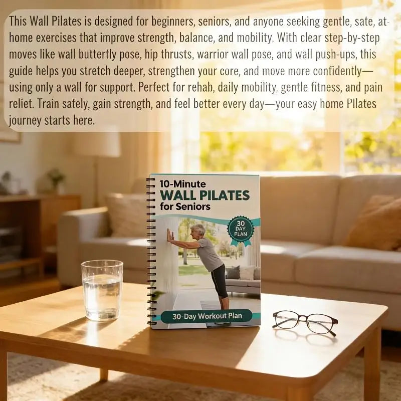 28-Day Taiji Walking Program Book for Seniors | 10 Min Daily Fitness Program Book Babs