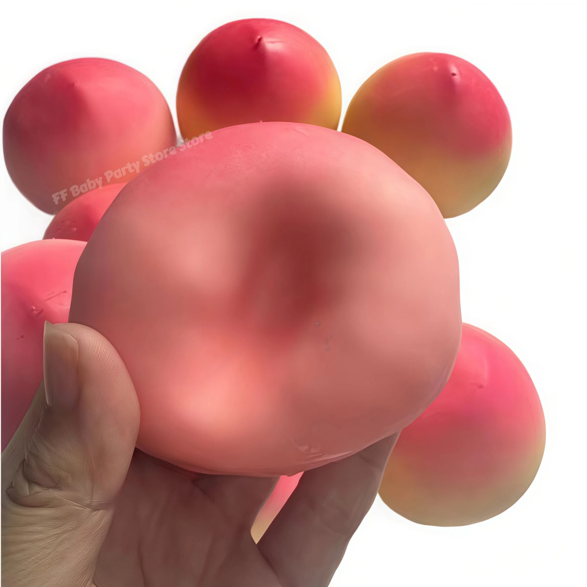 Peach Squishy Toy Slow Rising Crispy Sound Fidget Toy Gift Squishy Fidget Toy Babs