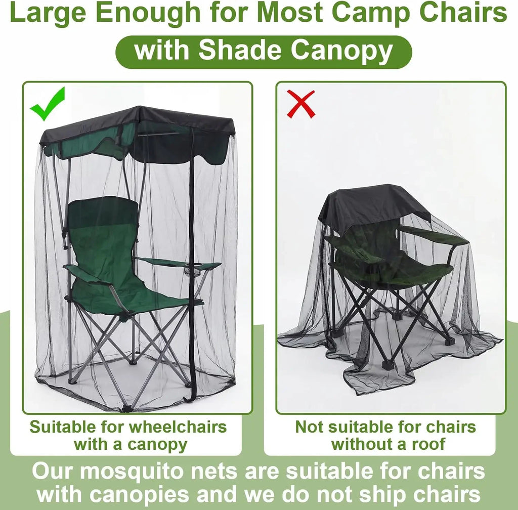 Outdoor Swing Mosquito Net Canopy – Patio Hammock Chair Cover Swing Canopy Net Babs