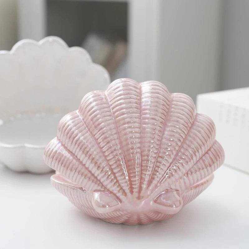 Ceramic Shell Jewelry Storage & Display Tray | Earring Dish Jewelry Storage Tray Babs