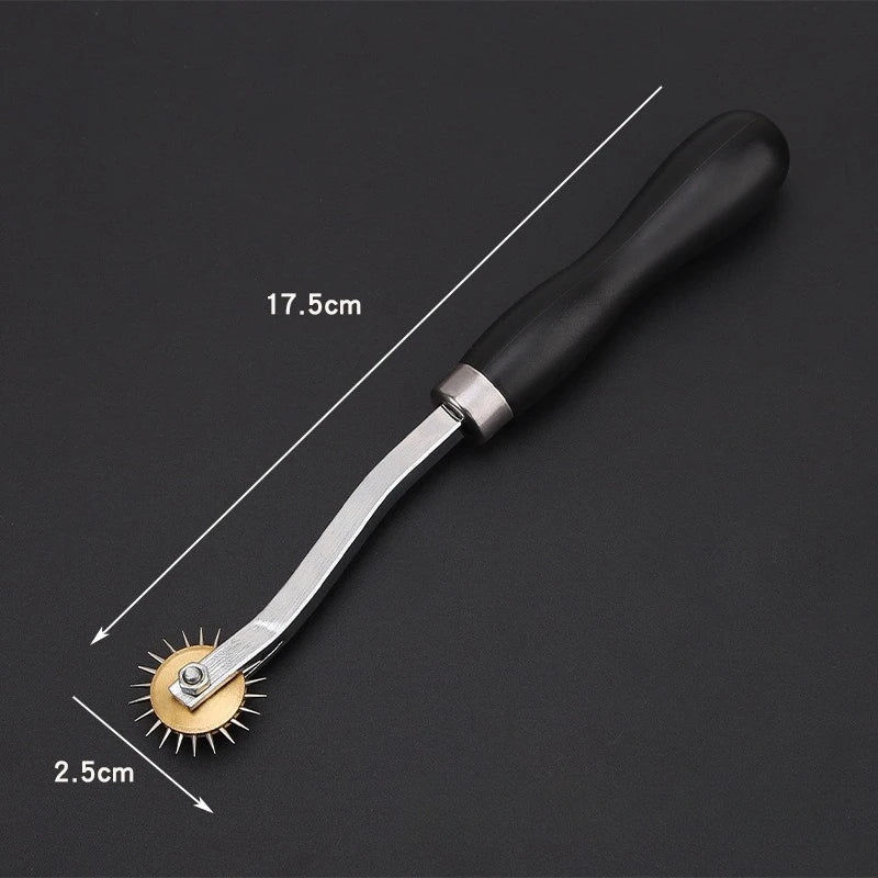 Leather Stitch Marking Wheel – Comfort Grip Pricking Tool Leather Craft Tool Babs 1pc