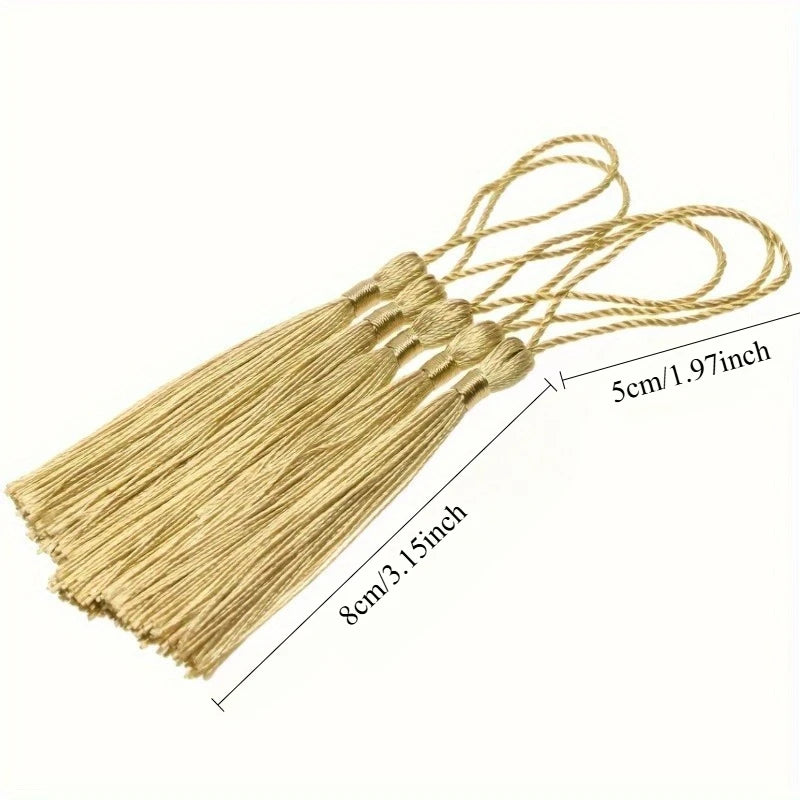 Mini Silky Tassel Charms – Jewelry, Keychain & Craft Tassels Craft Tassel Charms Babs
