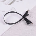 Cat6 RJ45 Ethernet Patch Cable 25cm 10in Black – 1000Mbps Ethernet Patch Cable Babs one size