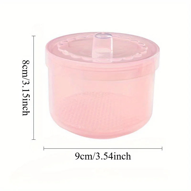Nail Drill Bit Sterilizing & Cleaning Box with Filter Layer Nail Tool Sterilizer Babs