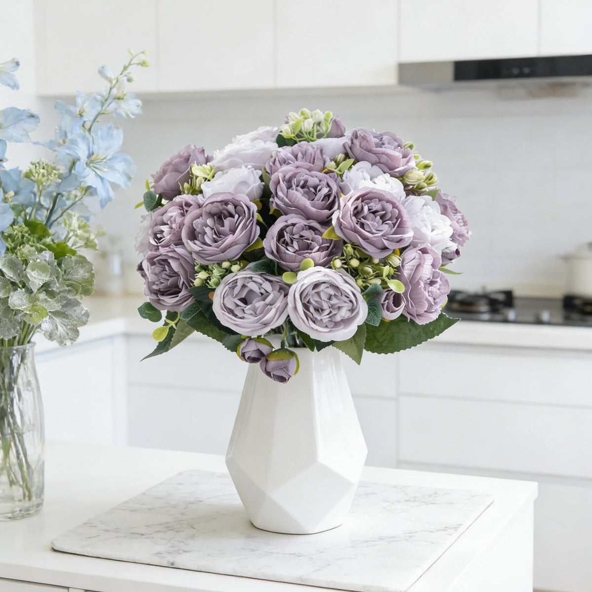 Artificial Silk Peony Bouquet – Wedding & Home Décor Artificial Flower Bouquet Babs