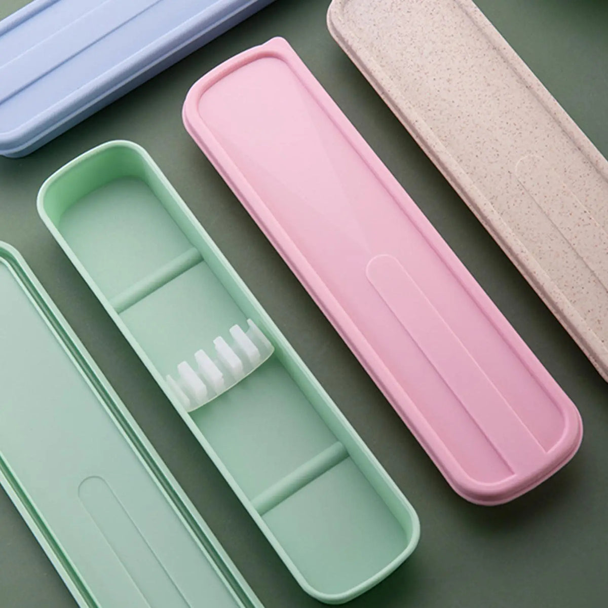 Portable Travel Utensil Case – Eco-Friendly Cutlery Storage Box Travel Utensil Case Babs