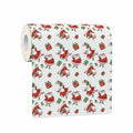 Christmas Paper Towels – Holiday Print Disposable Rolls, 48 Sheets Holiday Paper Towels Babs Santa Claus