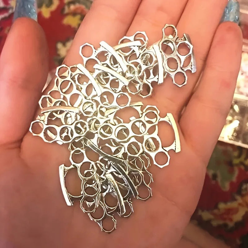 20pcs Vintage Alloy Hollow Charms – DIY Jewelry Making Set Jewelry Making Charms Babs