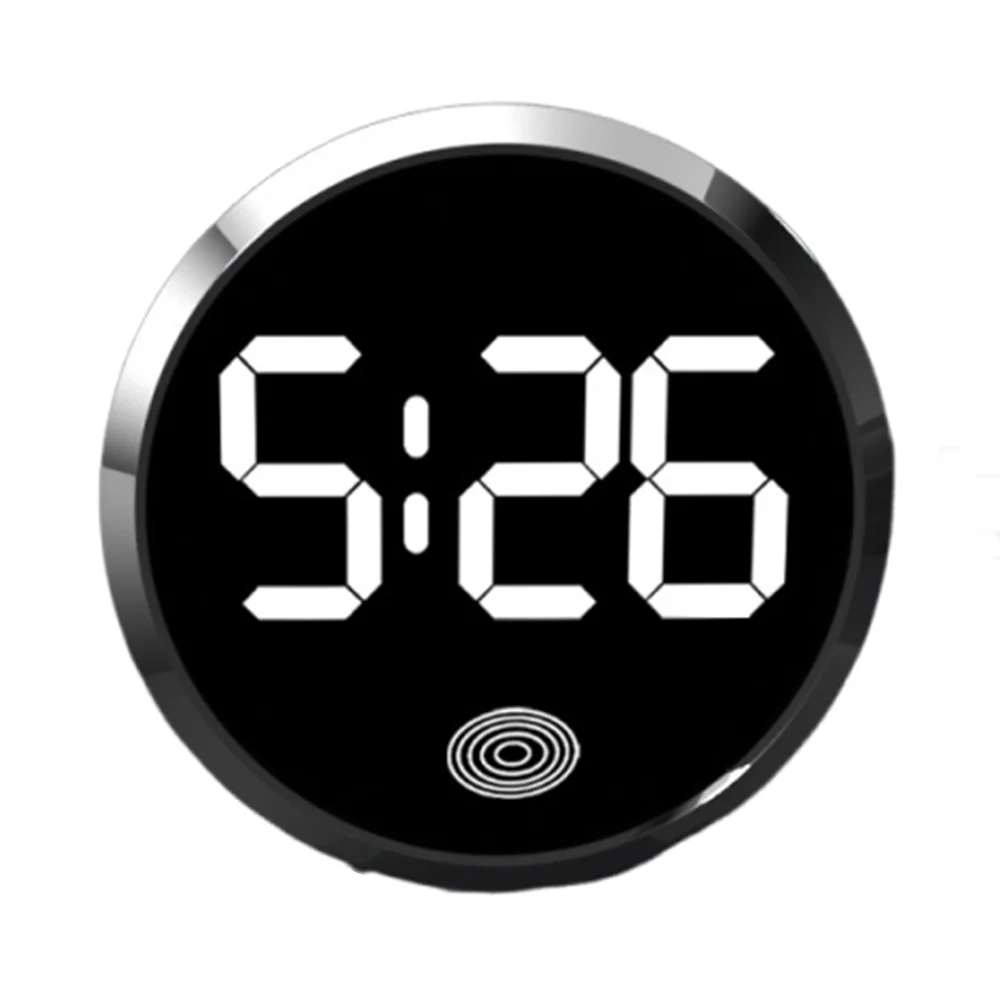 Touch-Activated LED Car Dashboard Clock – Mini Digital Clock Car Dashboard Clock Babs C- White Light