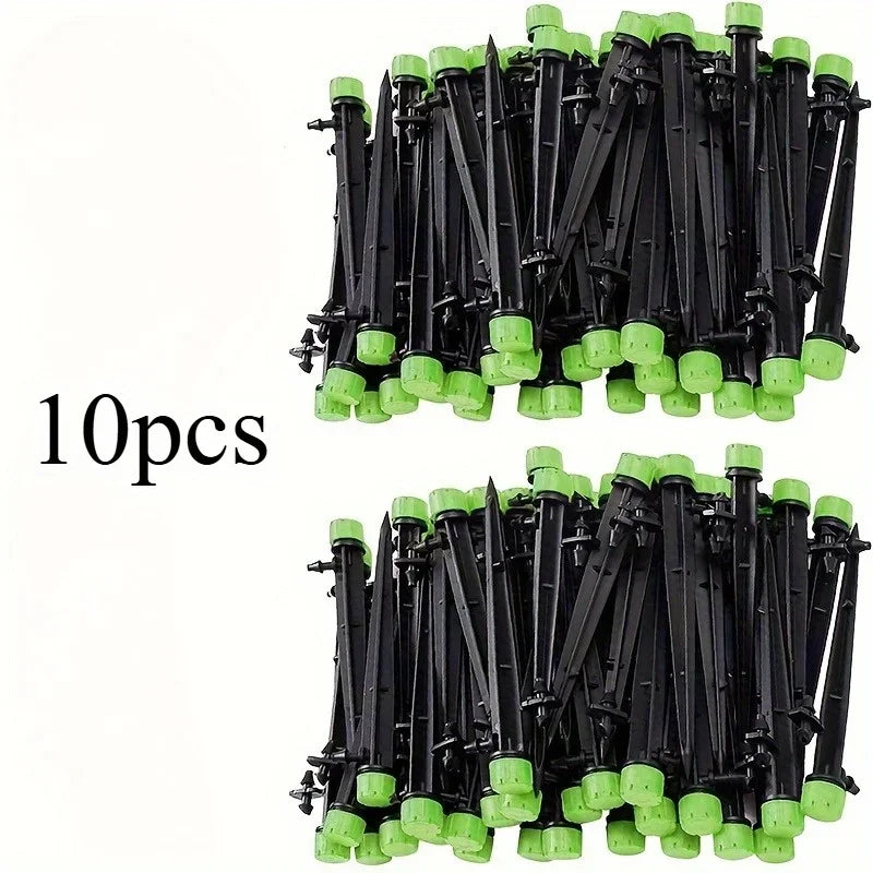 Adjustable 360° Drip Emitters on Stake – Garden Irrigation Drip Irrigation Emitters Babs Green