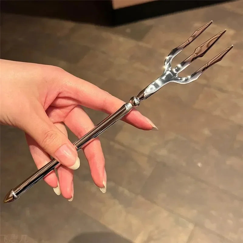 Sea God's Trident Stainless Steel Fork – Unique Gift Pick Novelty Flatware Fork Babs
