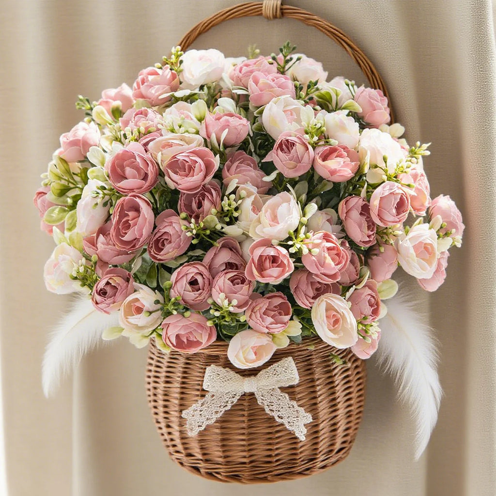 Silk Rose Artificial Tea Bud Flower – Wedding & Home Decor Artificial Silk Flower Babs