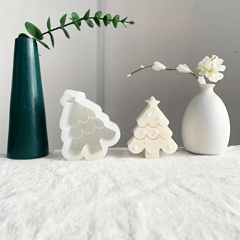 Christmas Silicone Candle & Cookie Mold – DIY Holiday Craft Tool Silicone Craft Mold Babs