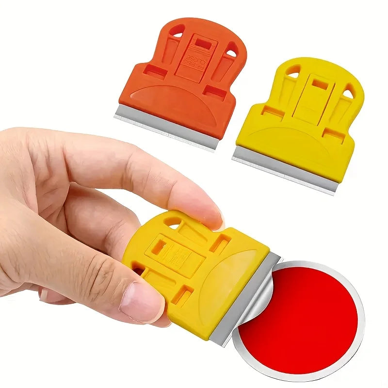 Mini Silicone Scraper for Stickers, Decals & Glue – 1/2 pcs Mini Scraper Tool Babs