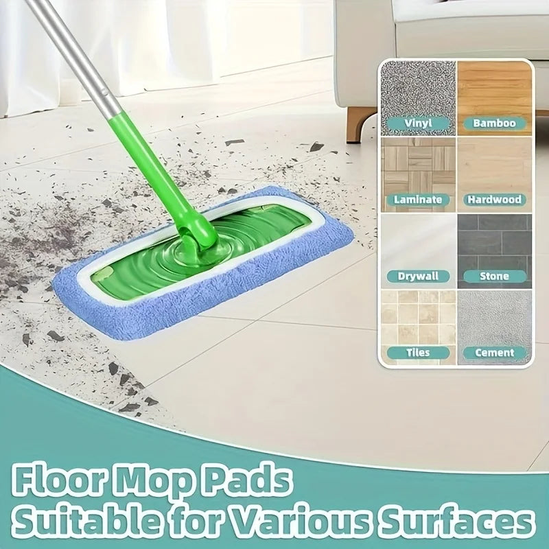 Reusable Washable Mop Pads – Dry & Wet Floor Cleaning Refills Washable Mop Pads Babs