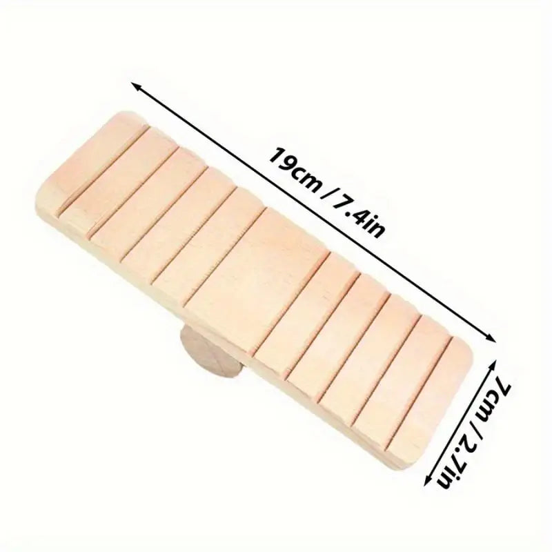 Wooden Hamster Play House Toy – Guinea Pig & Small Pets Small Pet Toy Babs