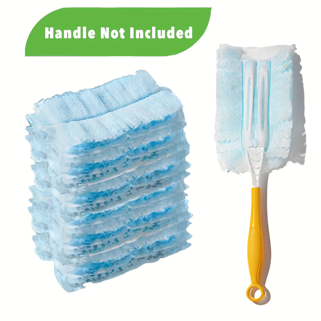 10-Pack Disposable Duster Refills – Swiffer Compatible Heads Duster Refills Babs SKY BLUE