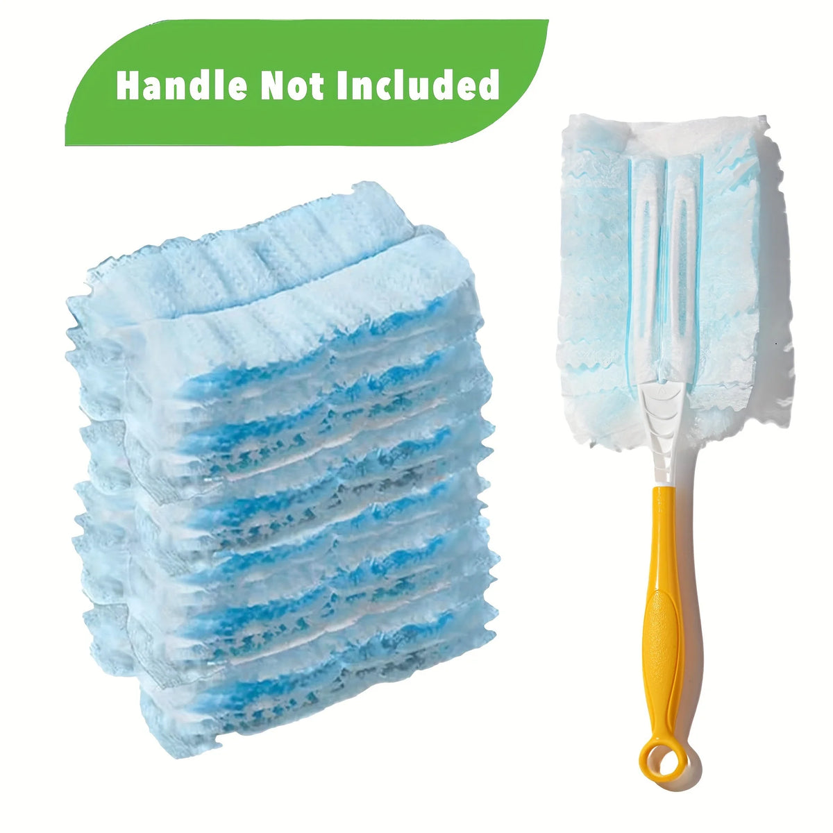 10-Pack Disposable Duster Refills – Swiffer Compatible Heads Duster Refills Babs SKY BLUE