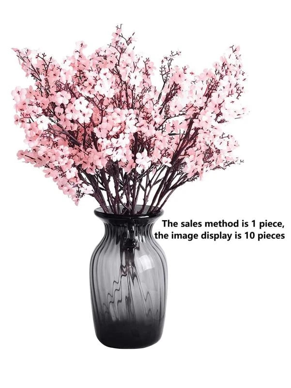 White Artificial Cherry Blossom & Gypsophila Silk Flowers Artificial Silk Flowers Babs light pink 1