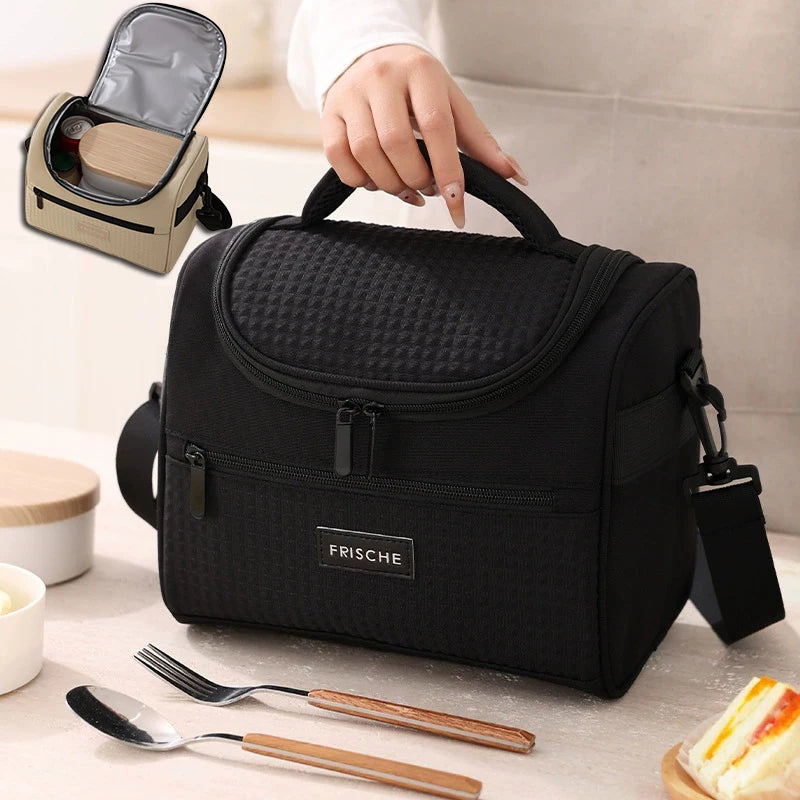 Insulated Lunch Bag Tote Cooler with Shoulder Strap | Portable Insulated Lunch Tote Babs
