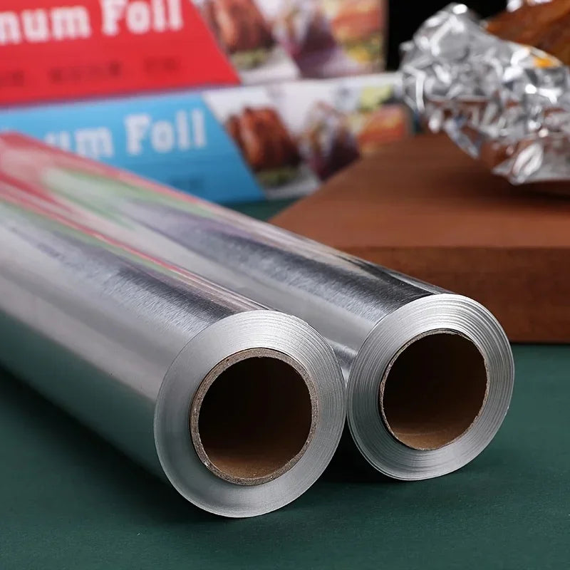 Heavy-Duty Aluminum Foil Roll 30cm – Oven, Grill & Air Fryer Aluminum Foil Roll Babs