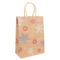 5-Pack Kraft Paper Christmas Gift Bags – Candy & Party Packaging Holiday Gift Bags Babs 5pcs A 21x15x8cm