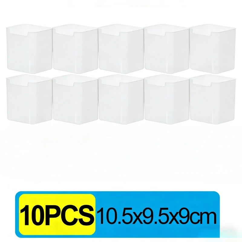 10-Piece Food Grade Fridge Door Storage Organizer Boxes Fridge Organizer Boxes Babs 10PCS