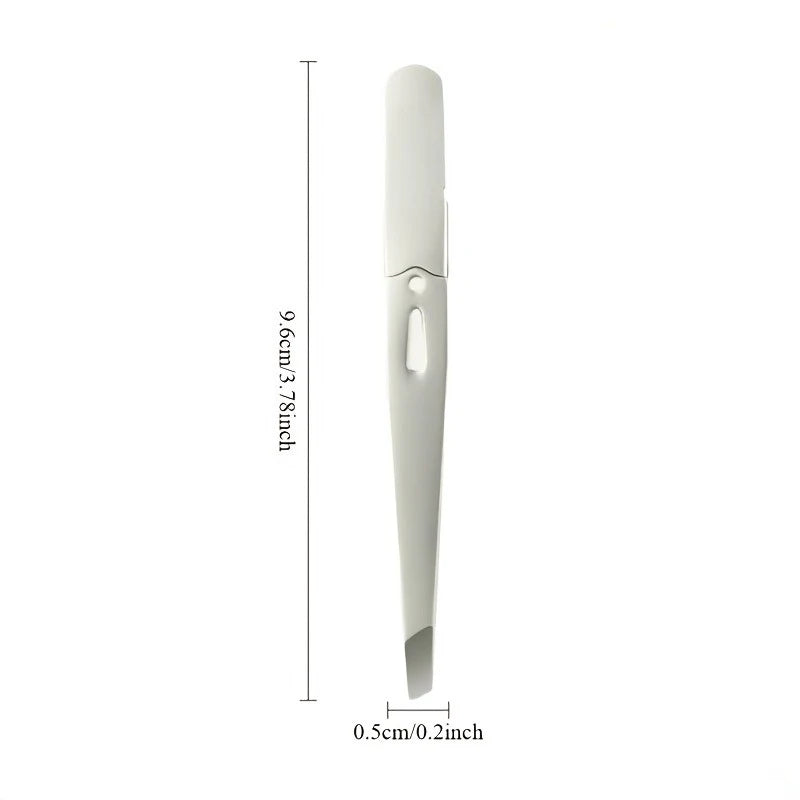 Stainless Steel Slanted Eyebrow Tweezers – Professional Eyebrow Tweezers Babs