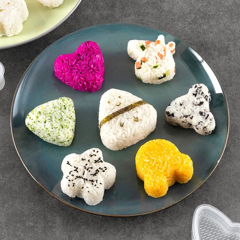 Onigiri Triangle Rice Ball Mold – Sushi Shaper Tool Set Sushi Rice Mold Babs