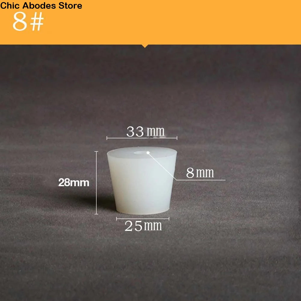 Silicone Conical Bottle Stopper | Fermenter Cover & Tube Plug Silicone Bottle Stopper Babs