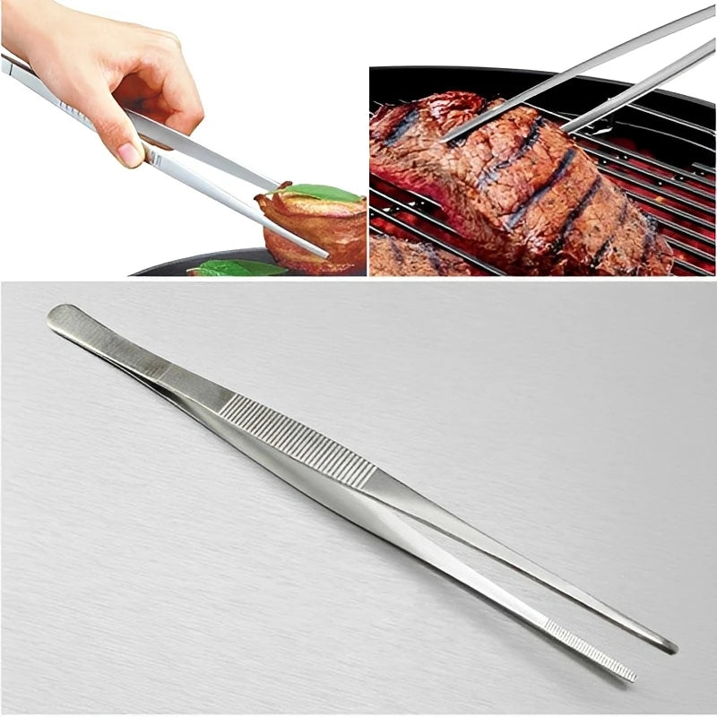 Stainless Steel BBQ Tongs – Multifunction Kitchen & Buffet Tool BBQ Cooking Tongs Babs
