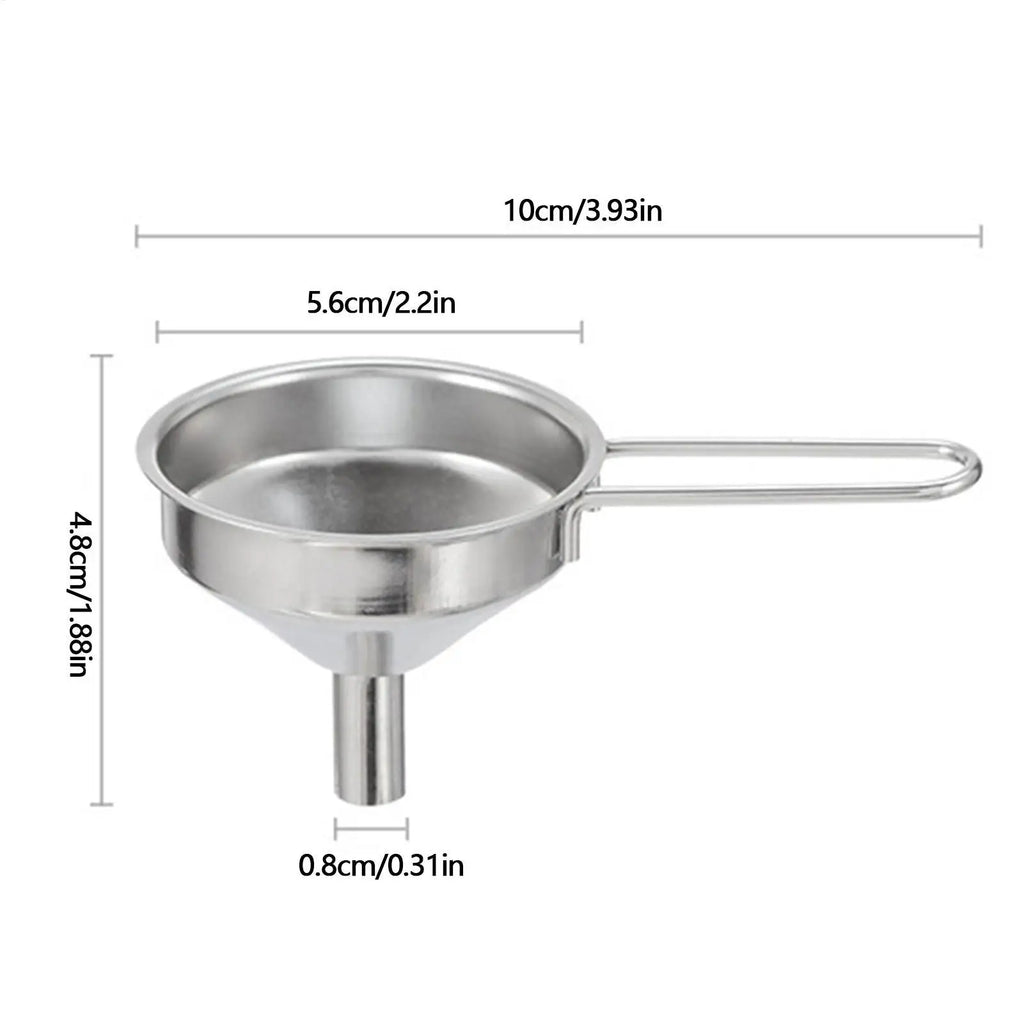 Stainless Steel Mini Funnel – Hangable Food-Grade Kitchen Tool Kitchen Funnel Babs