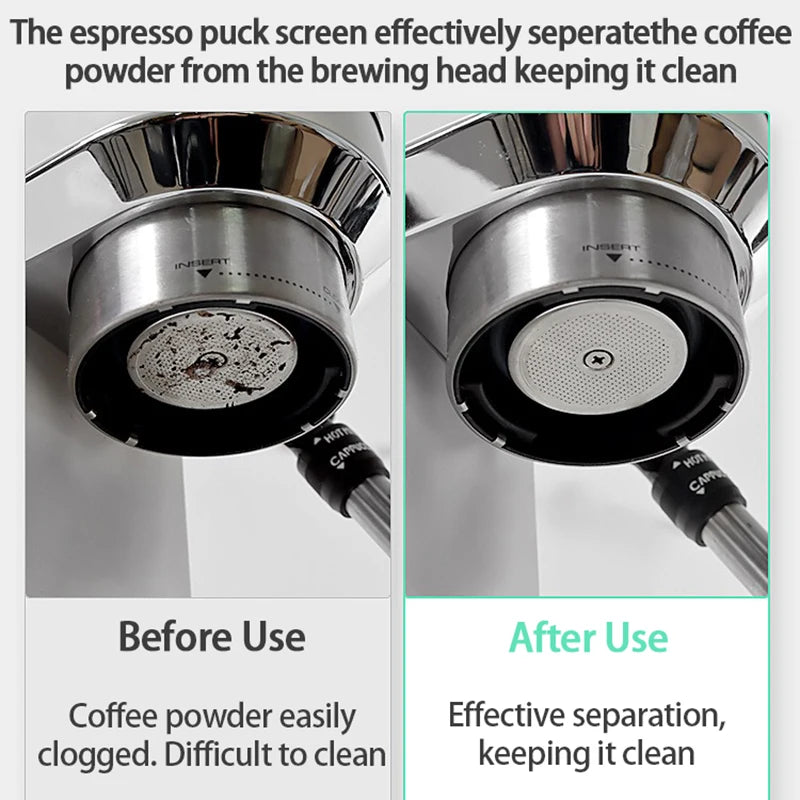 Espresso Puck Screen 51/54/58mm – 304 Stainless Steel Filter Espresso Puck Screen Babs