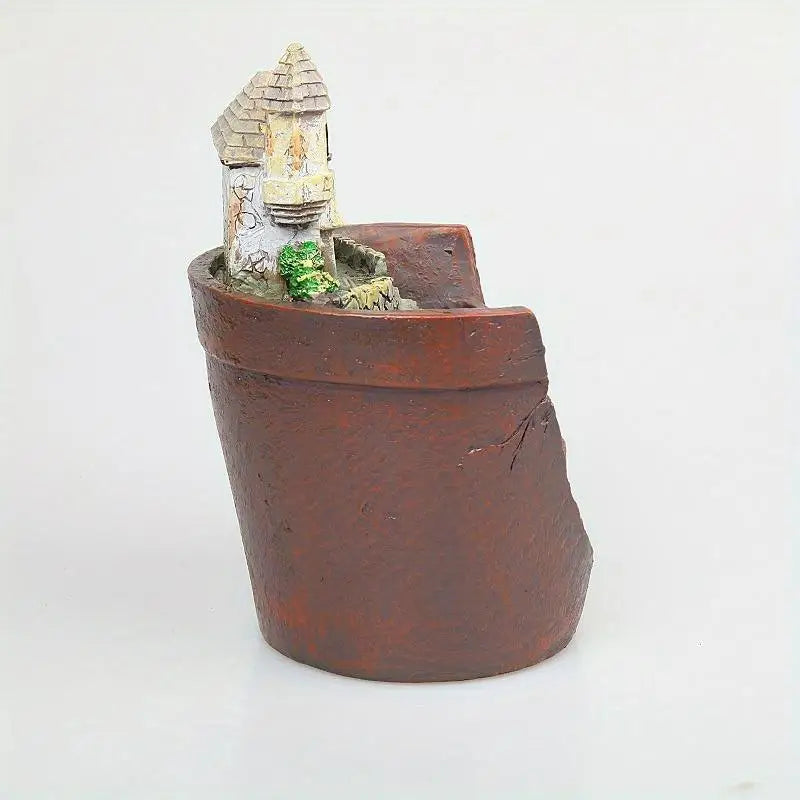 Creative Resin Succulent Planter – City Sky Flowerpot Décor Decorative Planter Babs